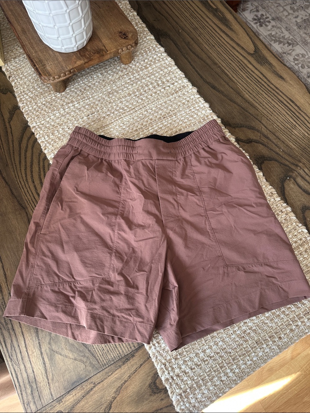 lululemon athletica men's athletic shorts in dusty rose